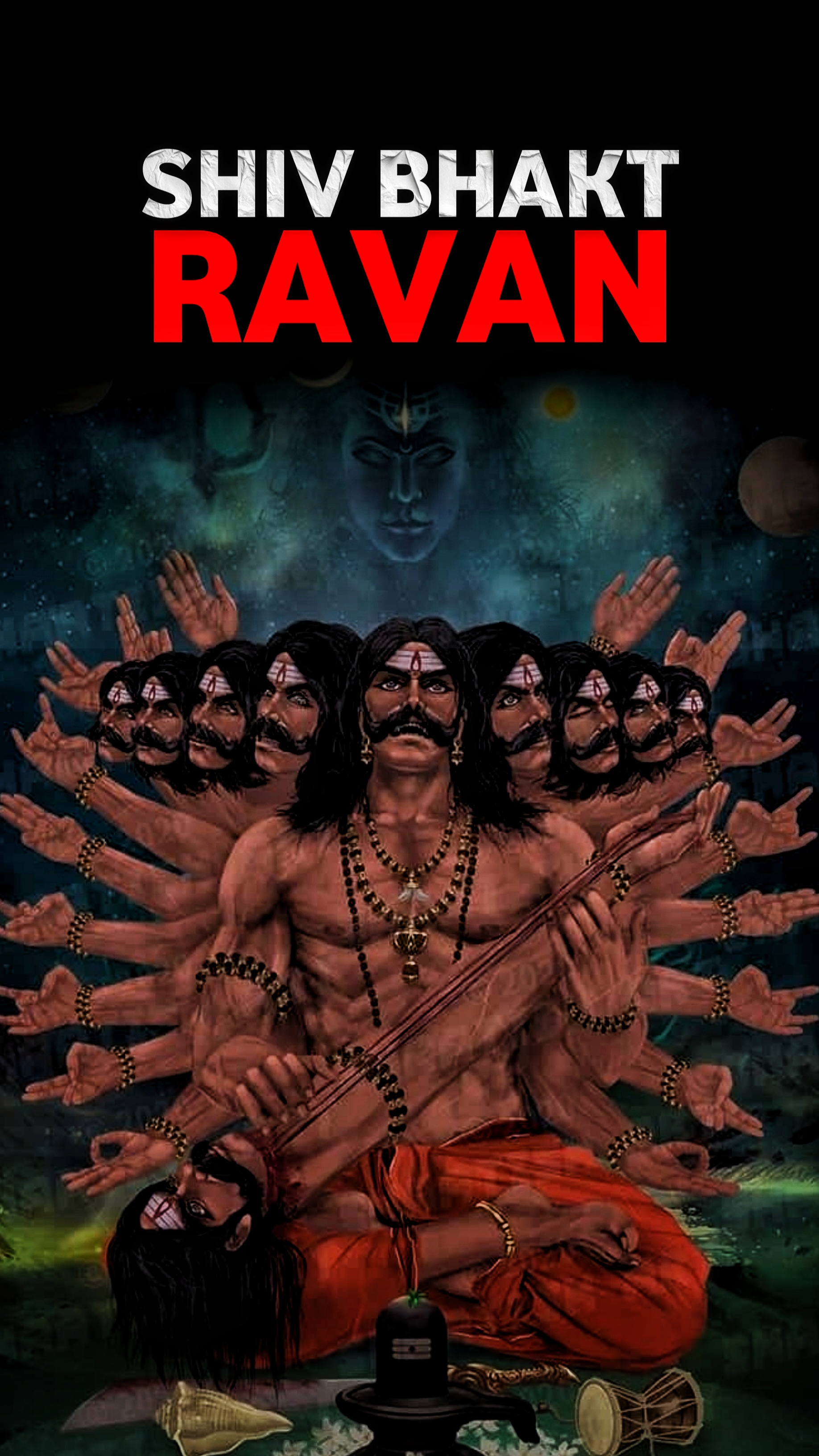 Shiv Bhakt Ravan - Mythological warrior design